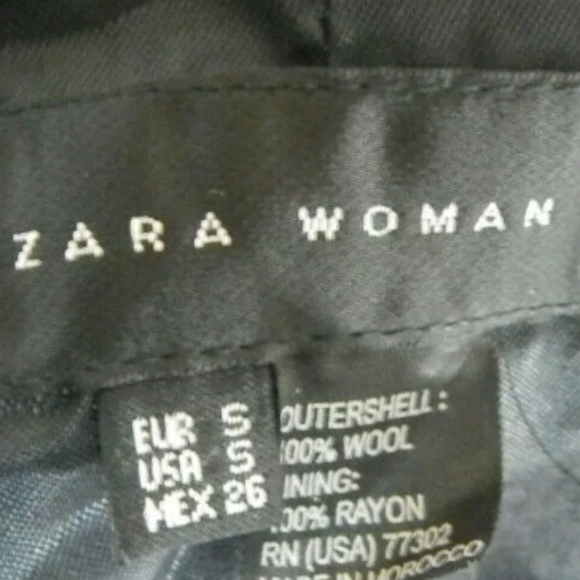 Zara Woman Toggle Wool Coat - Picture 3 of 3